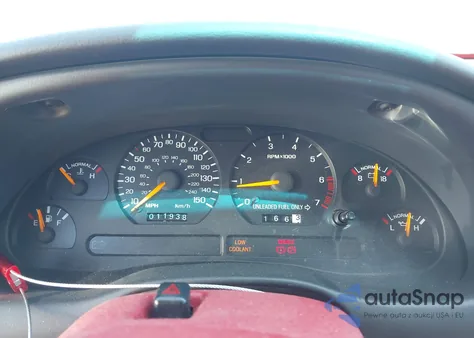 1995 Ford Mustang Gt/Gts из США, поврежденный, VIN 1FALP45T3SF179904